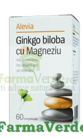 Ginkgo Biloba+Magneziu 60 Cpr Alevia