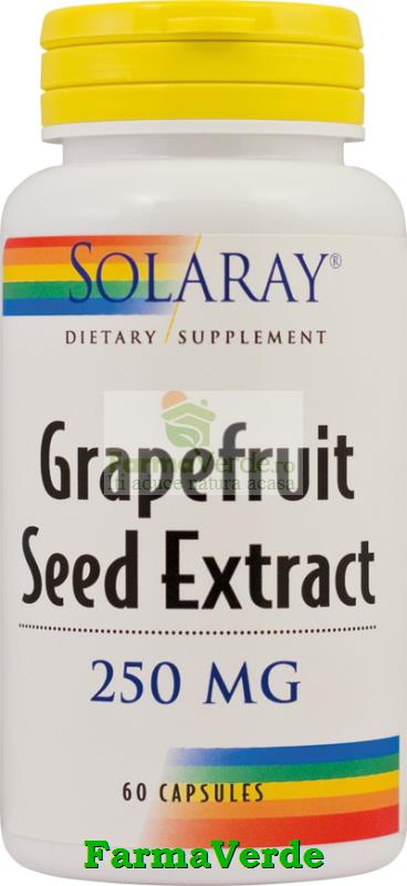 GRAPEFRUIT SEED Extract din Seminte de Grapefruit 60 Cps Secom