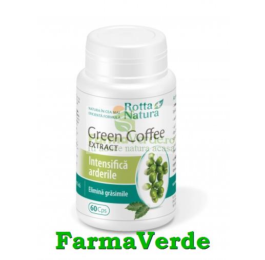 Green Coffee Extract Cafea Verde 60 capsule Rotta Natura