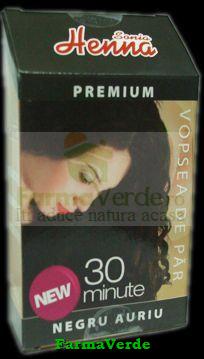 Henna Premium Sonya Colorant Pentru Par Negru Auriu 60 gr