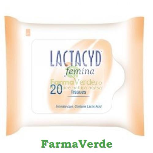 Lactacyd Femina Servetele Intime 20 buc Interstar