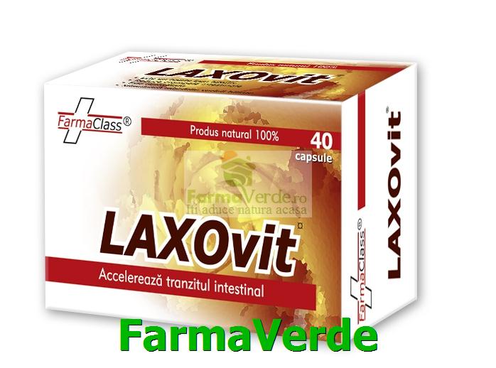 Laxovit 40 cps Laxativ Natural FarmaClass