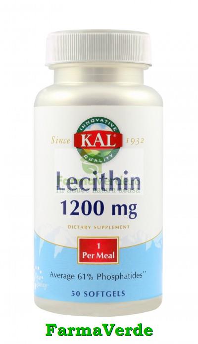 Lecitina Lecithin 1200 mg 50 Softgels Nature's Way Secom