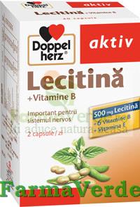 Doppelherz Aktiv Lecitina + Vitamina B + Vitamina E 40 capsule