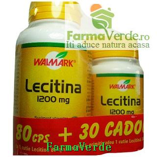 OFERTA! Lecitina 1200 mg 80 cps + 30 cps GRATUIT! Walmark