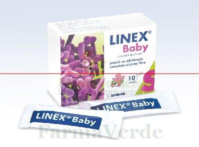 Linex baby plicuri 1,5 gr 10 plicuri Sandoz
