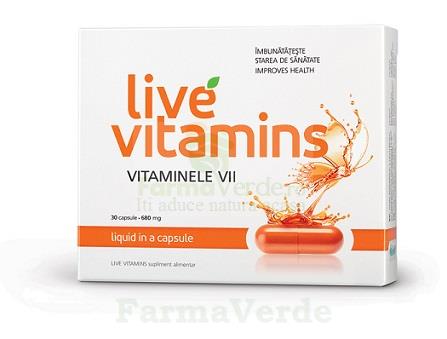Live Vitamins Vitamine Vii 30 capsule Vitaslim