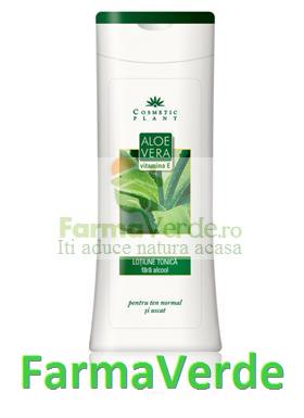 Lotiune tonica fara alcool cu Aloe Vera 200 ml Cosmetic Plant