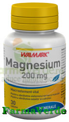 Magneziu 200 mg 30 cpr Walmark