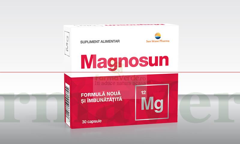 Magnosun Magneziu 30 capsule Sun Wave Pharma