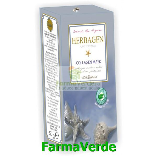 Masca cu Colagen Marin si Spirulina 50 ml Herbagen Genmar