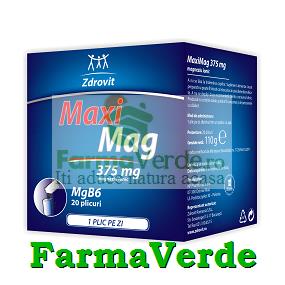 Zdrovit MaxiMag 375 mg 60 doze (2 luni administrare)