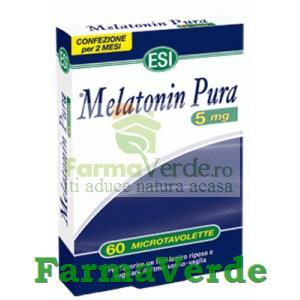 Melatonina Pura 5 mg 60 comprimate Esitalia