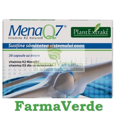 MenaQ7 Vitamina K2 naturala 30 capsule Plantextrakt