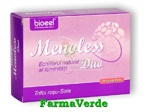 Menoless Duo Menopauza 30 comprimate Bioeel