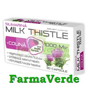 Zdrovit Milk Thistle + Colina Ficat 120 capsule