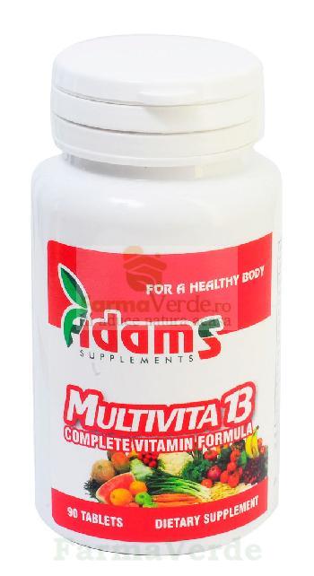 Multivita13 90 tablete Adams Vision