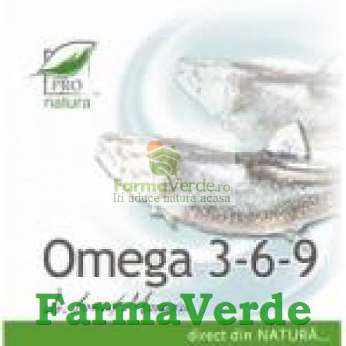 Omega 3-6-9 - 40 cps uleioase Medica ProNatura