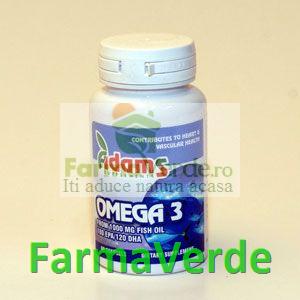OMEGA 3+VITAMINA E 1000 mg 30 cps AdamsVision
