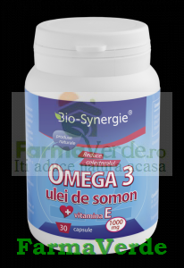 Omega 3 Ulei Somon + Vitamina E 1000mg 30 Cps Bio-Synergie Activ