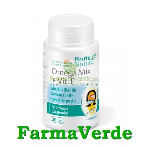 Omega Mix+Vitamina E 30 capsule Rotta Natura