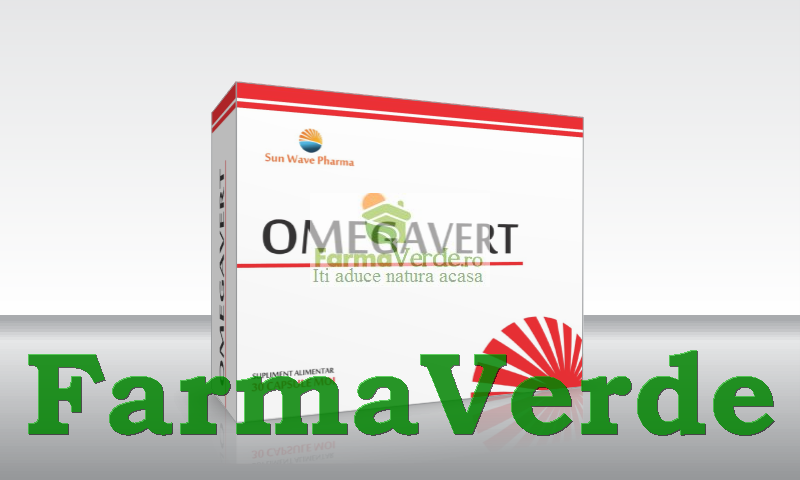 OMEGAVERT Protectie Cardiovasculara 30 capsule Sun Wave Pharma