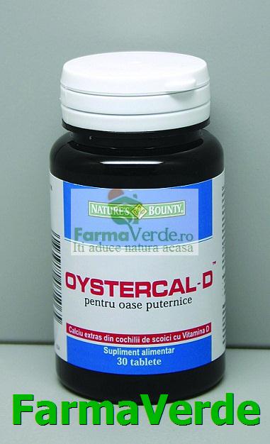 Oystercal Calciu 500 mg + Vitamina D Natures's Bounty Walmark