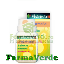 PHARMASEL Seleniu Vitamina C+E 30 cpr Pharmex