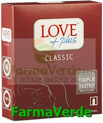Love Plus Classic Prezervative 3 bucati