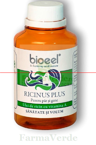 Ricinus Plus Ulei de Ricin cu Vitamina A 80 gr Bioeel