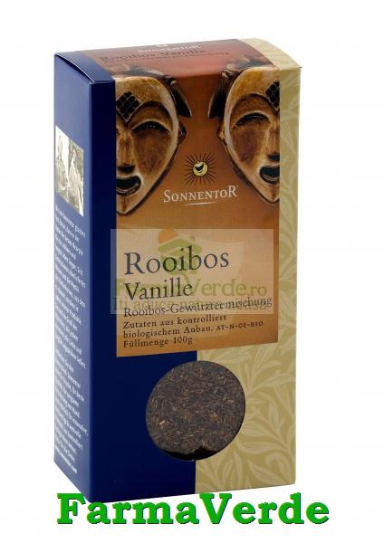 Ceai Rooibos Vanilie Bio 100Gr Sonnentor