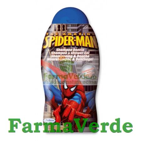 Spiderman Sampon si Gel de Dus 300 ml Trans Rom