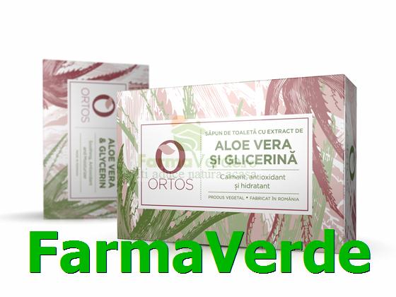 Sapun cu Extract de Aloe Vera si Glicerina 100 g Ortos Prod