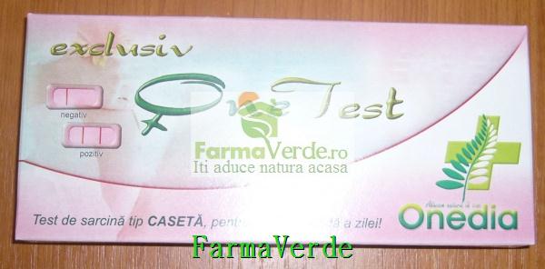 Test Sarcina Caseta OneTest One Cosmetic Onedia