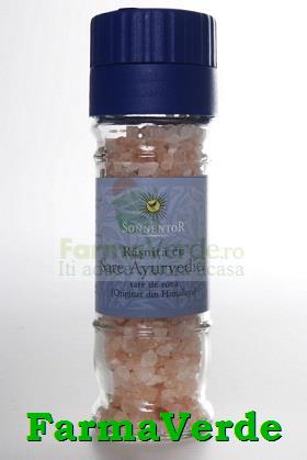 Sare de Roca Ayurvedic Cristale in Rasnita BIO 90gr Sonnentor