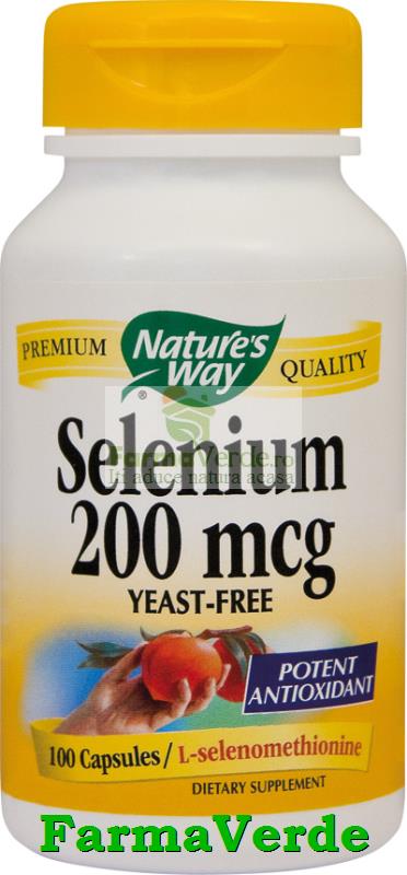 Selenium 200mcg 60 capsule Nature's Way Secom
