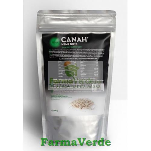 Seminte decorticate de canepa BIO 300 gr Canah International