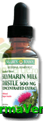 Sylimarin Milk 500 mg Lichid 30 ml Nature's Bounty Walmark