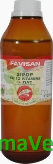 Sirop 12 Vitamine+Zinc 250 ml Favisan