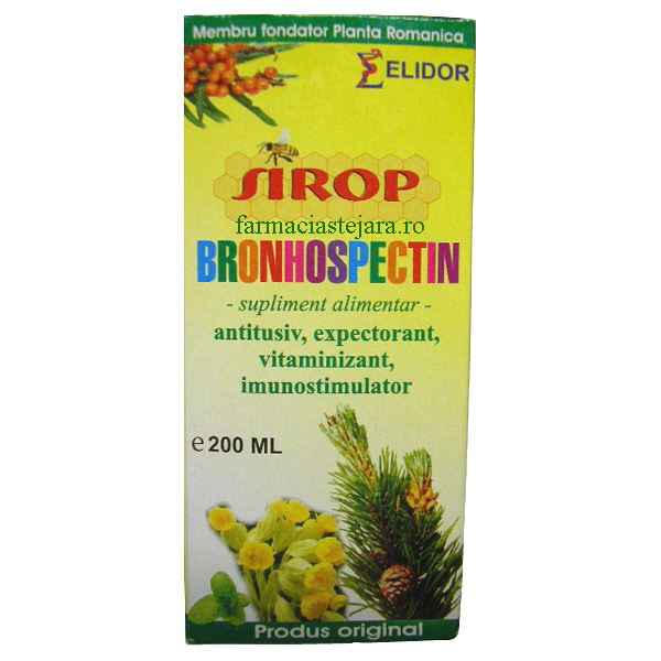Sirop Bronhospectin 200 ml Pontica Elidor