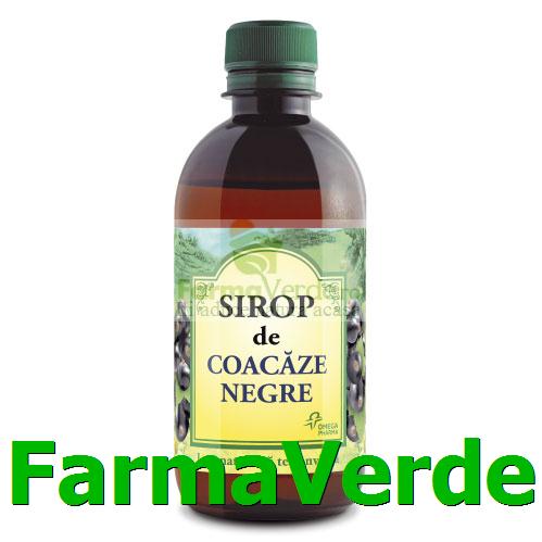 Sirop Coacaze Negre 500 ml Hipocrate Omega Pharma
