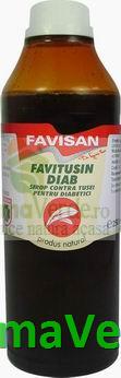 Sirop Favitusin Diabetici 250 ml Favisan