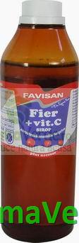 Sirop Fier + Vitamina C 250 ml Favisan