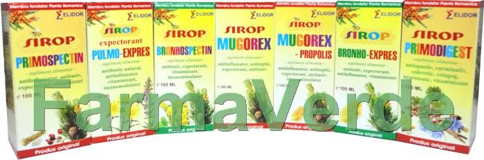 Sirop Mugorex-Propolis 200 ml Pontica Elidor