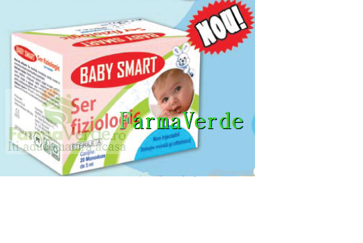 Ser Fiziologic Baby Smart 20 monodoze x 5 ml SmartPatch