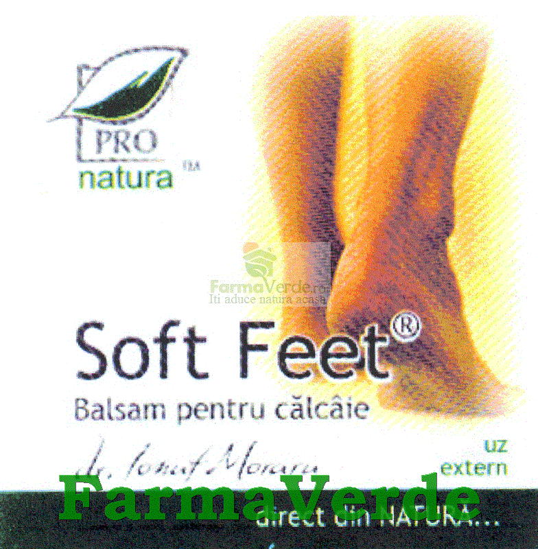 Balsam pentru calcaie Soft Feet 40 gr Medica ProNatura