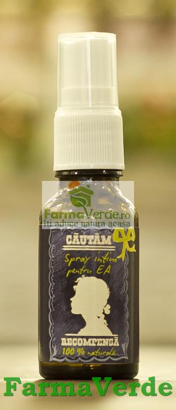 Spray intim pentru EA 100% natural 20 ml Prisaca Transilvania