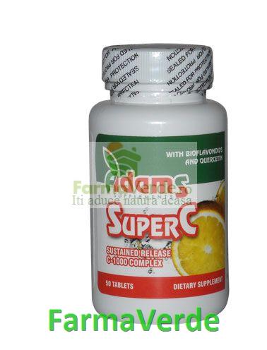 SUPER C Complex de VITAMINA C 1000 mg 30 cpr Adams Vision