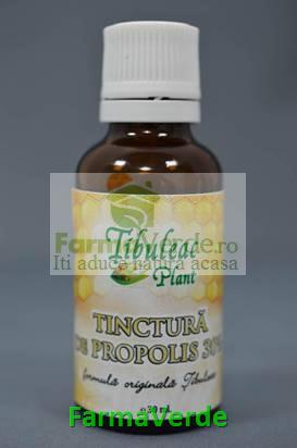 Tinctura de Propolis 30 ml Tibuleac Plant Gheorghe If