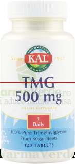 TMG 500 mg homocisteina 120 tablete Kal Secom